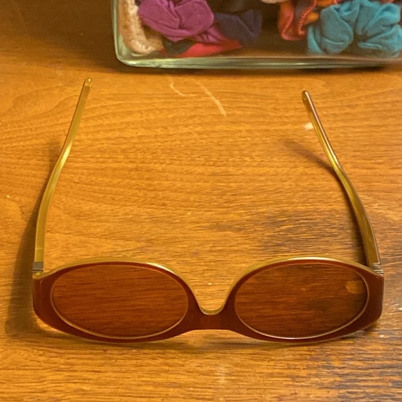 Coach Burgundy & Toffee Sunglasses in Brown Signature C Case - Picture 4 of 15